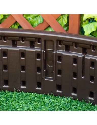 Outsunny Raise Garden Bed Kit, Round Planter Box Above Ground, DIY Assembly for Flowers/Herb/Vegetables Outdoor Garden Backyard,