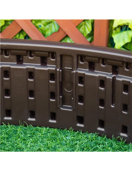 Outsunny Raise Garden Bed Kit, Round Planter Box Above Ground, DIY Assembly for Flowers/Herb/Vegetables Outdoor Garden Backyard, - pic 46883 | FastDaddyshop