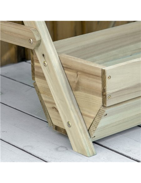 Outsunny 3 Tier Raised Garden Bed Wooden Elevated Planter Box Kit for Flower, Vegetable, Herb, 120 x 68 x 80cm, Green 845-647GN - pic 46919 | FastDaddyshop