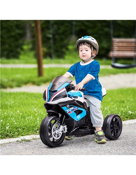 HOMCOM Licensed BMW HP4 Kids Electric Motorbike Ride-On Toy 3-Wheels 6V Battery Powered Motorcycle with Music for Girls Boy 18 - - pic 4700 | FastDaddyshop