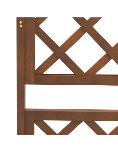 Outsunny Wooden Trellis Planter Box, Raised Garden Bed to Grow Vegetables, Herbs and Flowers, Orange 845-999V00OG - pic 47072 | FastDaddyshop