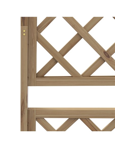 Outsunny Wooden Trellis Planter Box, Raised Garden Bed to Grow Vegetables, Herbs and Flowers, Natural Tone 845-999V00ND - pic 47081 | FastDaddyshop