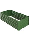 Outsunny Galvanised Steel Outdoor Planters, 180x90x59 cm, Green 845-774V00DG