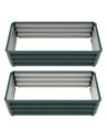 Outsunny Set of 2 Outdoor Planter Box 30x105x45cm, Green 84H-013V00GN
