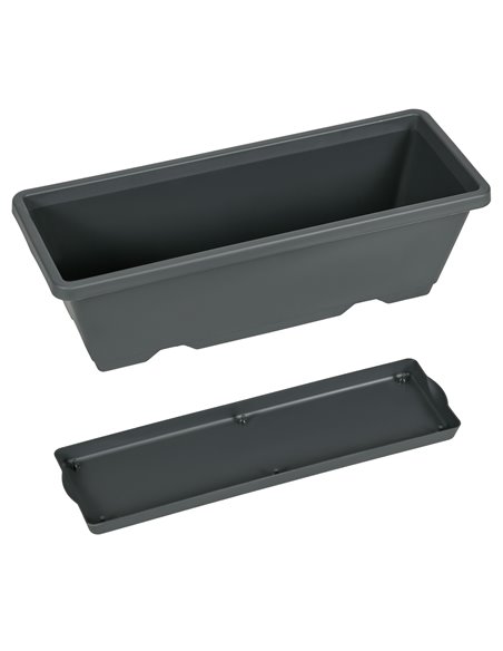 Outsunny 5-Tier Vertical Raised Garden Planter with 5 Container Boxes, Outdoor Plant Stand for Vegetable Flowers, Grey 84H-041V0 - pic 47305 | FastDaddyshop