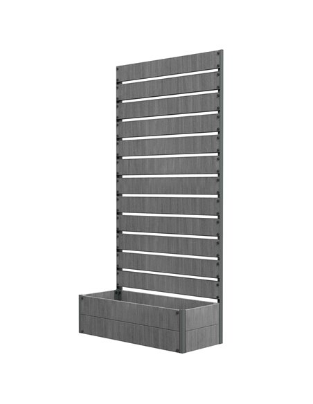 Outsunny Planter with Trellis for Climbing Plants, Dark Grey 84H-077V00CG - pic 47308 | FastDaddyshop