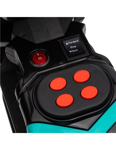 HOMCOM Kids Electric Motorbike with Siren, Horn, Headlights, Music, Training Wheels, for Ages 3-5 Years - Black - pic 4731 | FastDaddyshop
