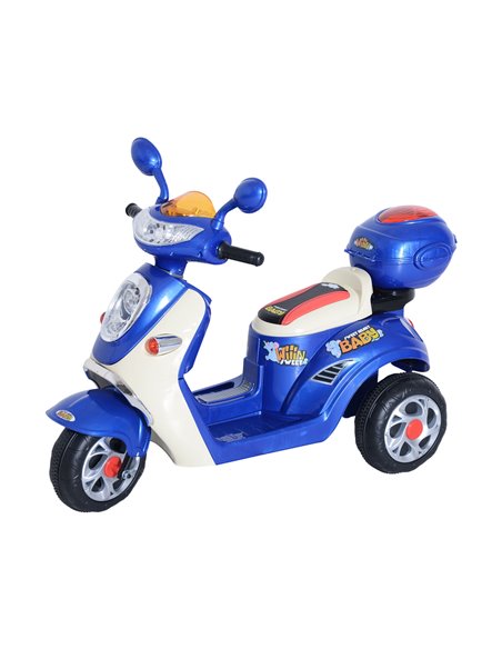 HOMCOM Electric Ride on Toy Tricycle Car-Blue - pic 4732 | FastDaddyshop