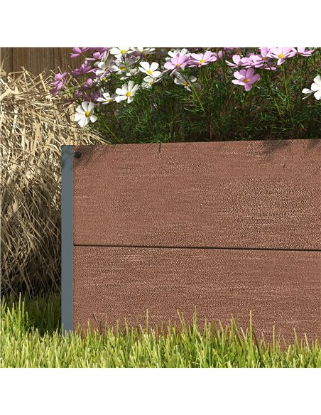 Outsunny Garden Planter with Trellis for Climbing Plants, Vines, Flowers, Freestanding Raised Bed for Garden, Outdoor, Patio, Pl - pic 47333 | FastDaddyshop