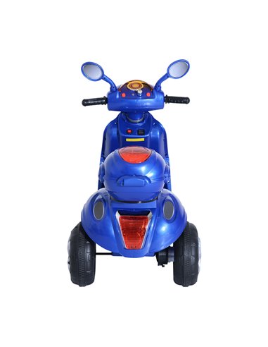 HOMCOM Electric Ride on Toy Tricycle Car-Blue