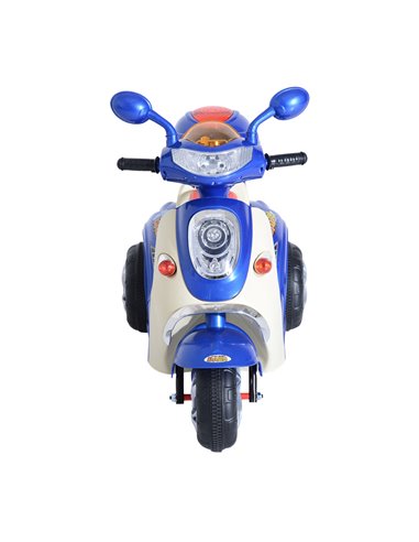 HOMCOM Electric Ride on Toy Tricycle Car-Blue