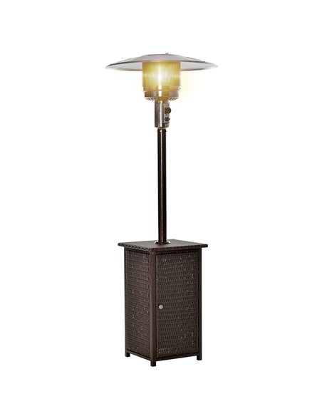 Outsunny Freestanding Outdoor 12KW Patio Gas Heater 01-0924 - pic 47362 | FastDaddyshop