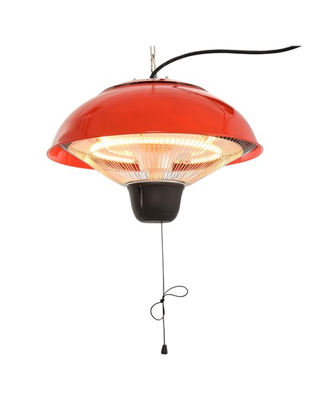 Outsunny 1500W Garden Electric Halogen Patio Heater, Red 842-081 - pic 47398 | FastDaddyshop