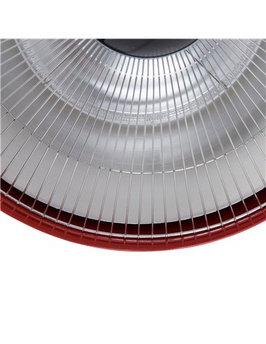 Outsunny 1500W Garden Electric Halogen Patio Heater Hanging Lamp Aluminum Outdoor Ceiling Mounted Heat Warmer - Red 842-081