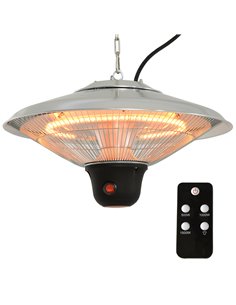 Outsunny 1500W Outdoor Ceiling Mounted Patio Heater with Remote 842-085