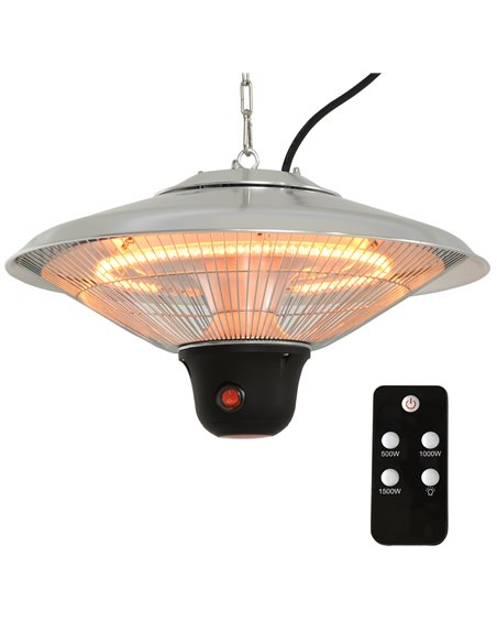 Outsunny 1500W Outdoor Ceiling Mounted Patio Heater with Remote 842-085 - pic 47416 | FastDaddyshop
