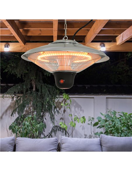 Outsunny 1500W Outdoor Ceiling Mounted Patio Heater with Remote 842-085 - pic 47417 | FastDaddyshop