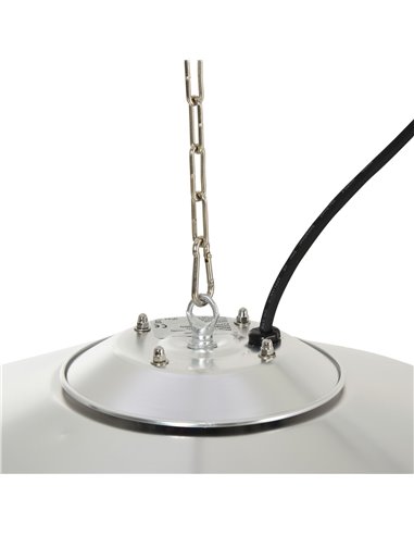 Outsunny 1500W Patio Heater Outdoor Ceiling Mounted Aluminium Halogen Electric Hanging Heating Light with Remote Control and 3 H