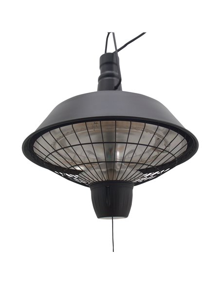 Outsunny 2100W Outdoor Ceiling Mounted Halogen Electric Heater Hanging Patio Garden Warmer Light - Black 842-111 - pic 47450 | FastDaddyshop