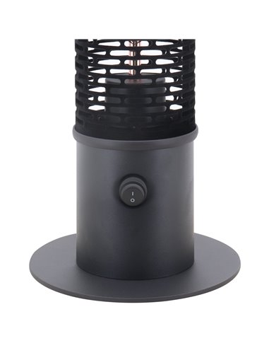 Outsunny Table Top Patio Heater, 1.2kW Infrared Outdoor Electric Heater with IP54 Rated Weather Resistance, Tip Over Safety Swit