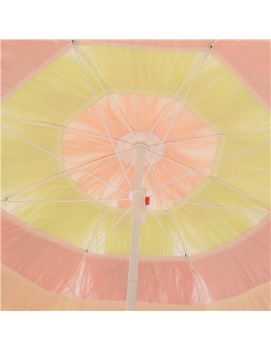 Outsunny Hawaii Beach Umbrella Foldable Parasol-Rainbow 01-0188