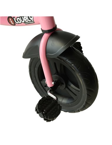 HOMCOM Baby Kids Children Toddler Tricycle Ride on 3 Wheels Bike (Pink)