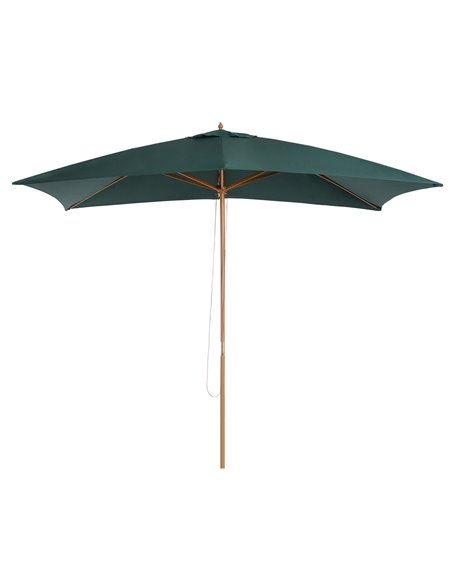 Outsunny 295L x 200W x 255Hcm Wooden Garden Parasol Umbrella, Dark Green 01-0216 - pic 47641 | FastDaddyshop