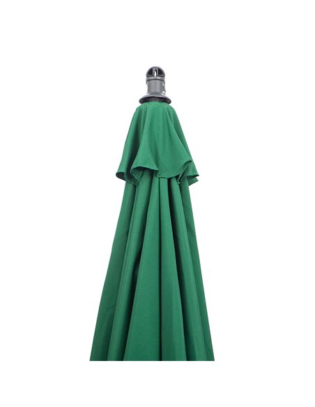 Outsunny 3(m) Garden Banana Parasol Hanging Cantilever Umbrella with Crank Handle and Cross Base for Outdoor, Sun Shade, Green 0 - pic 47675 | FastDaddyshop