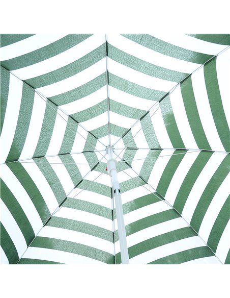 Outsunny Large 1.8m Patio Garden Beach Sun Crank Umbrella Sunshade Folding Tilt Crank Parasol New 01-0220 - pic 47683 | FastDaddyshop