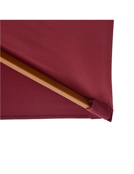 Outsunny 3m x 2m Wood Wooden Garden Parasol Sun Shade Patio Outdoor Umbrella Canopy New (Wine Red) 01-0581 - pic 47721 | FastDaddyshop