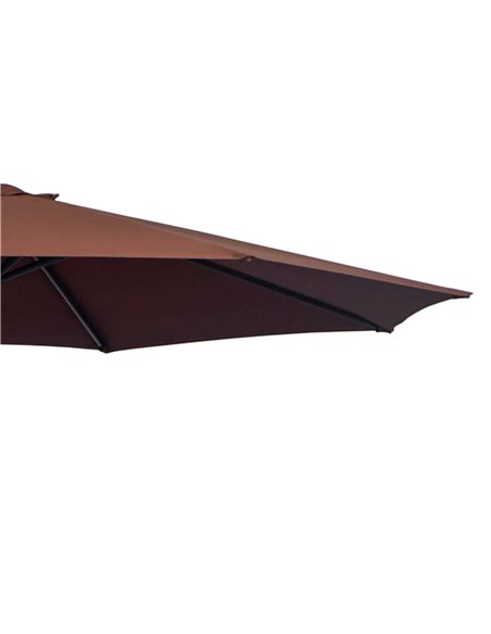 Outsunny 3 m Hanging Umbrella Parasol-Coffee 01-0585 - pic 47757 | FastDaddyshop