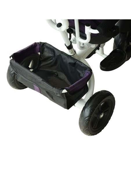 HOMCOM Baby Tricycle W/Handle-White/Purple - pic 4778 | FastDaddyshop