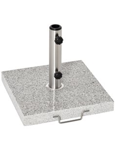 Outsunny 28kg Garden Umbrella Base Durable Parasol Holder, Marble 840-117
