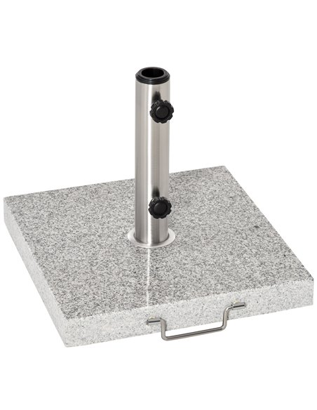 Outsunny 28kg Garden Umbrella Base Durable Parasol Holder, Marble 840-117 - pic 47812 | FastDaddyshop