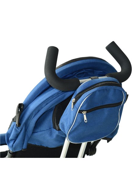 HOMCOM Baby Ride on Tricycle W/Canopy-Blue - pic 4786 | FastDaddyshop