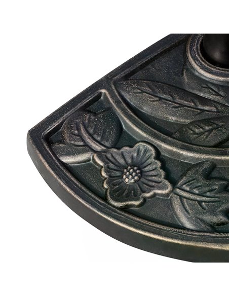 Outsunny Heavy Duty Parasol Umbrella Base, Resin-Bronze Colour   84D-006 - pic 47873 | FastDaddyshop