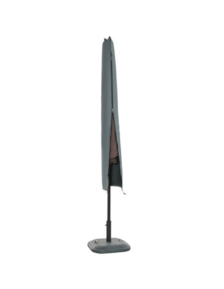 Outsunny Garden Offset Umbrella Parasol Waterproof Cover, Grey 84B-064 - pic 47929 | FastDaddyshop
