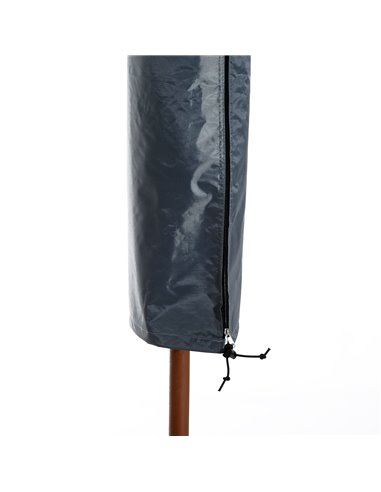 Outsunny Garden Offset Umbrella Parasol Waterproof Cover-Grey 84B-064