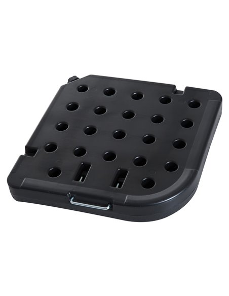 Outsunny 4 pc Parasol Base Heavy Duty Plastic Umbrella Weight Base-Black 84D-021 - pic 47946 | FastDaddyshop
