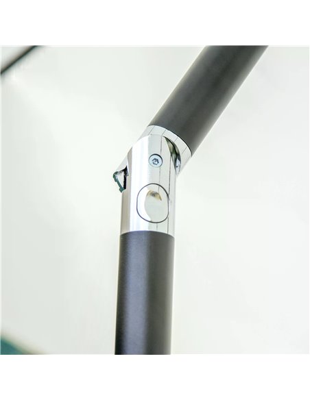 Outsunny 2.7 m Patio Umbrella Sun Shade Tilt Crank Garden Aluminium Frame-Cream White 84D-032CW - pic 47972 | FastDaddyshop