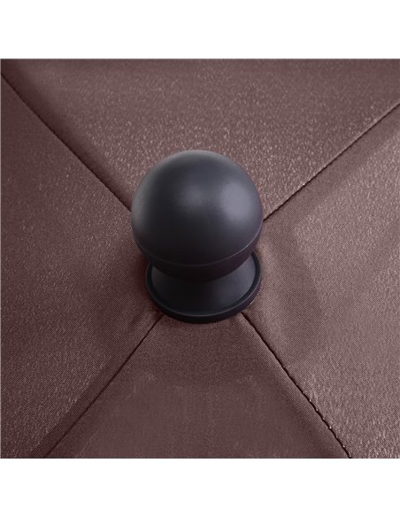 Outsunny Aluminum Umbrella Parasol-Brown 84D-016CF - pic 48000 | FastDaddyshop