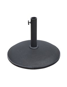 Outsunny 25kgs Dia 50cm Round Umbrella Base, Black 840-047