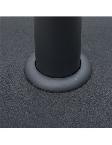 Outsunny 25kgs Round Umbrella Base Concrete Parasol Weight Stand Patio Outdoor Black Dia 50cm 840-047