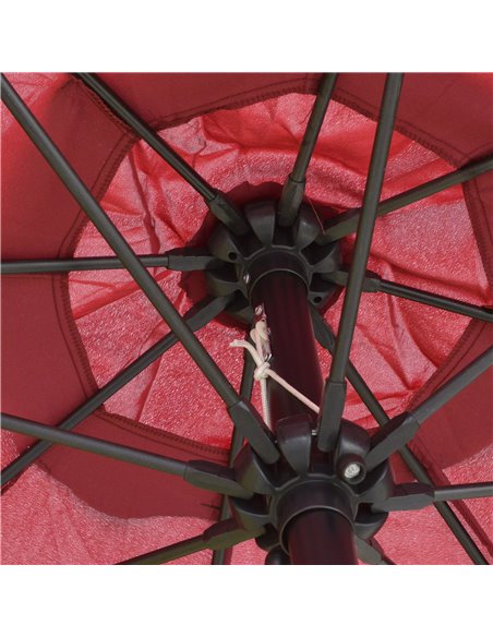 Outsunny Φ2.6M Umbrella Parasol-Red 84D-023WR - pic 48053 | FastDaddyshop