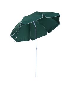 Outsunny Beach Umbrella Parasol φ2.2m, Dark Green 84D-039GN