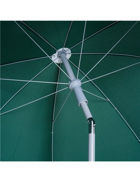 Outsunny Beach Umbrella Parasol,φ2.2m, Steel-Dark Green 84D-039GN - pic 48099 | FastDaddyshop