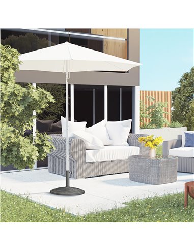 Outsunny Parasol Base Umbrella Base for Φ38mm and Φ48mm Poles, Resin-Bronze 01-0413