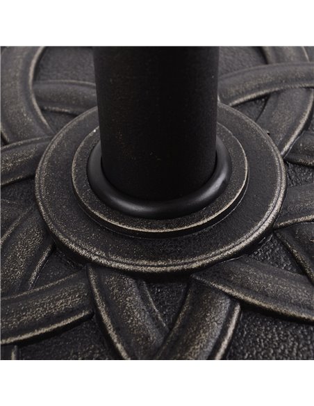 Outsunny Parasol Base Umbrella Base for Φ38mm and Φ48mm Poles, Resin-Bronze 01-0413 - pic 48125 | FastDaddyshop