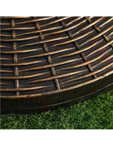 Outsunny Patio Weighted Umbrella Base Parasol Holder Outdoor Stand 25kg 84D-044