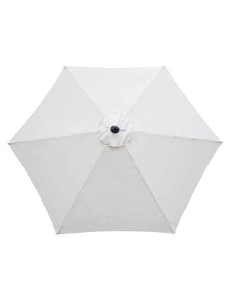 Outsunny 2.8m Garden Parasol Umbrella, Round Outdoor Market Table Umbrella, Parasol Patio Umbrella, 6 Ribs Manual Push, Sun Shad - pic 48232 | FastDaddyshop